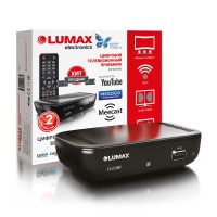 Приставка DVB-T2 Lumax DV1110HD (ресивер для цифрового ТВ) - Телепорт-Е